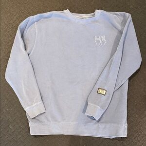 Dolan Twins Discontinued Women's Light Blue Graphic Sweatshirt